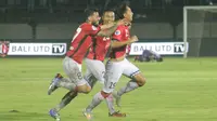 Bali United menang 3-1 atas Tampines Rovers, Selasa (16/1/2018) di Stadion I Wayan Dipta, Gianyar. (Bola.com/Ronald Seger)
