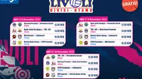 Jadwal dan Live Streaming Livoli Divisi Utama Pekan Ini di Vidio, 8-10 November 2022. (Sumber : dok. vidio.com)