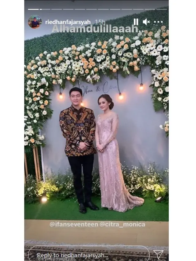 7 Potret Lamaran Ifan Seventeen dan Citra Monica, Penuh Haru Bahagia