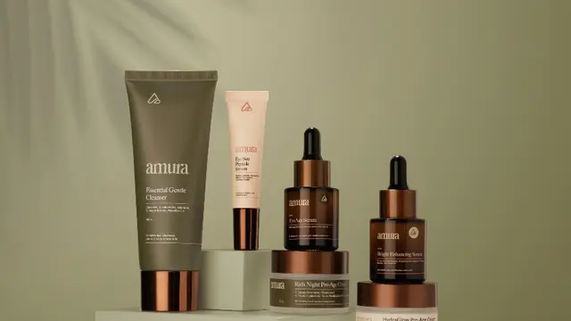 Rangkaian skincare Amura True Impact Formula™️