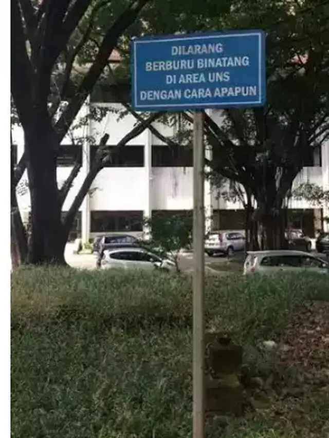 6 Tulisan Larangan di Halaman Kampus Ini Bikin Dahi Mahasiswa Berkerut
