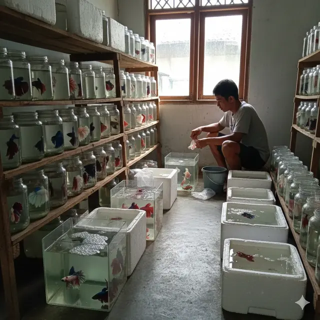 Usaha Ternak Ikan Modal Rp200 Ribu (Foto: Gemini AI)