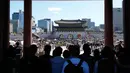 Untuk diketahui, Chuseok merupakan momen untuk bersyukur atas hasil panen, mempererat hubungan keluarga, sekaligus merayakan kekayaan budaya Korea. (AP Photo/Ahn Young-joon)