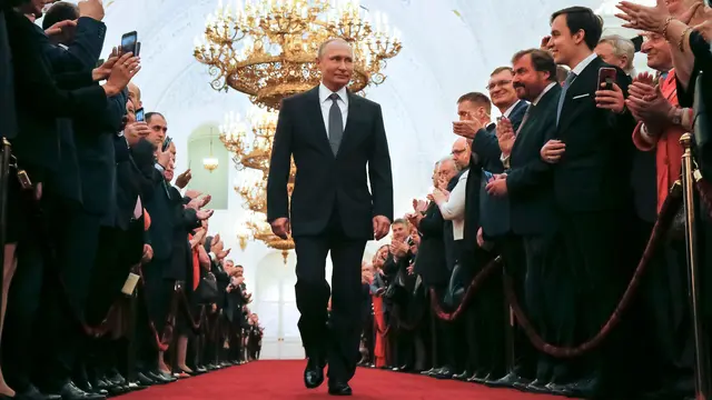 Vladimir Putin Dilantik Jadi Presiden Rusia untuk Periode Kelima