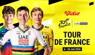 Siaran Langsung Tour de France: Pyrenees dan Alpe d’Huez Menjadi Etape Penentu di Vidio