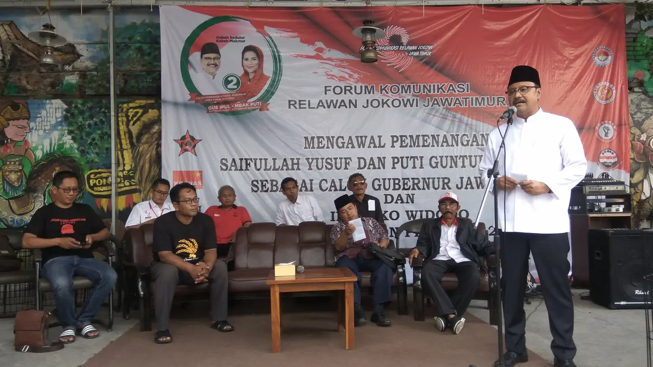 Hal yang wajar jika para relawan Jokowi mempunyai keinginan menjadikan pasangan Gus lpul dan Mbak Puti menjadi Gubernur dan Wakil Gubernur Jawa Timur.