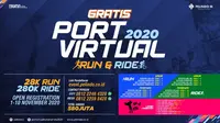 Gratis, Port Virtual Run dan Ride 2020!
