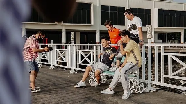 Rilis Lagu Baru, Ini 6 Potret The Junas Monkey saat Syuting Video Klip