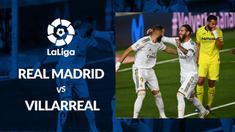 Berita motion grafis statistik Real Madrid vs Villarreal pada lanjutan La Liga 2019-2020 pekan ke-37.