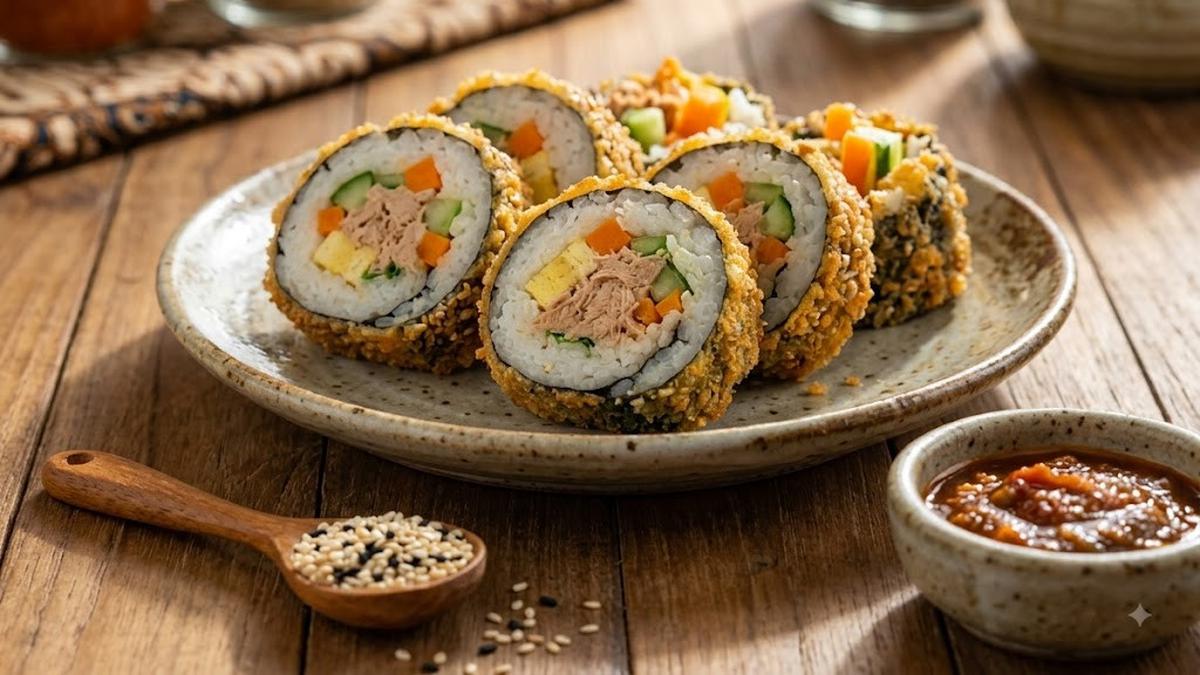 Resep Kimbab Nasi Uduk Goreng yang Renyah dan Gurih