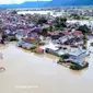 Banjir parah menerjang Kabupaten Kerinci dan Kota Sungai Penuh, Provinsi Jambi, awal tahun 2024. (foto: tangkapan layar Instagram @anggi.gstwn)