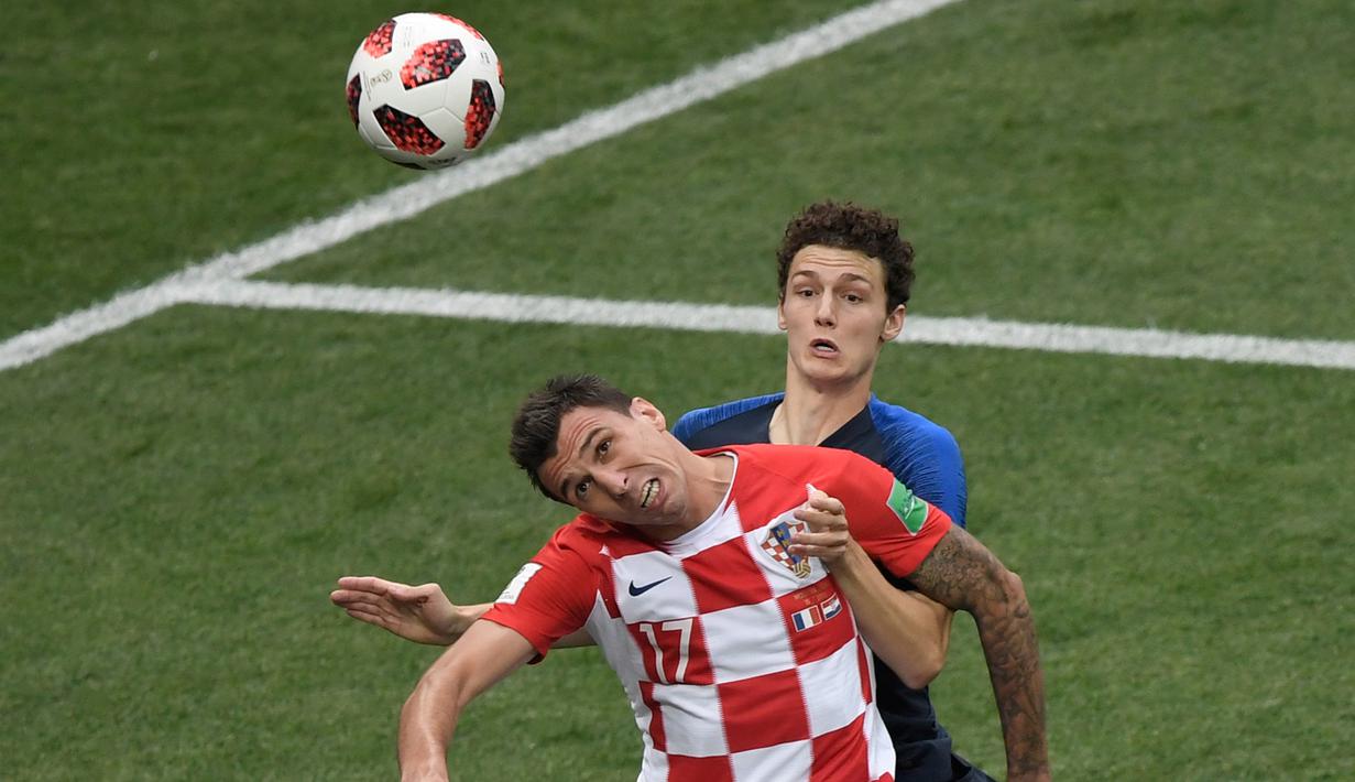 FOTO: Aksi Mario Mandzukic Cetak Gol Bunuh Diri Pertama di Final Piala Dunia - Bola Liputan6.com