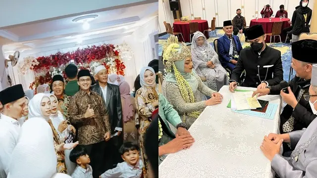 6 Potret Beda Gaya Sahrul Gunawan dan Hengky Kurniawan saat Hadiri Hajatan Warganya
