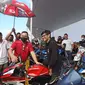 Kepolisian Daerah (Kapolda) Metro Jaya, Irjen Pol Mohammad Fadil Imran, meninjau event Street Race di BSD pagedangan Kabupaten Tangerang, Sabtu (23/4/2022) (Liputan6.com/Pramita Tristiawati)