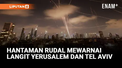 VIDEO: Ledakan Terdengar di Atas Langit Yerusalam dan Tel Aviv, Gedung Medis Diduga Kena Serangan Langsung