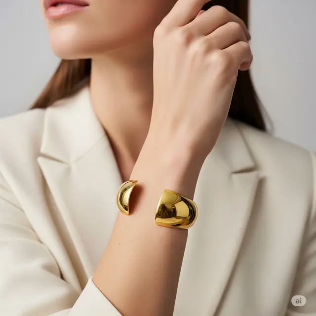 9 Model Gelang Emas Bulat Terbaru dengan Ukiran Unik untuk Tampilan Elegan