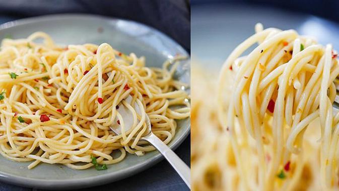  Resep  Spaghetti  Aglio  Olio  20 Menitan Lifestyle Fimela com