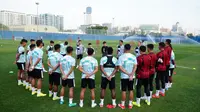 Pemusatan latihan Timnas Indonesia U-23 di Dubai, Uni Emirat Arab, untuk Piala Asia U-23 2024. (Bola.com/Dok.PSSI).