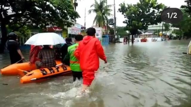 Banjir di Kota Padang 10 September 2020. (Liputan6.com/ BPBD Padang)