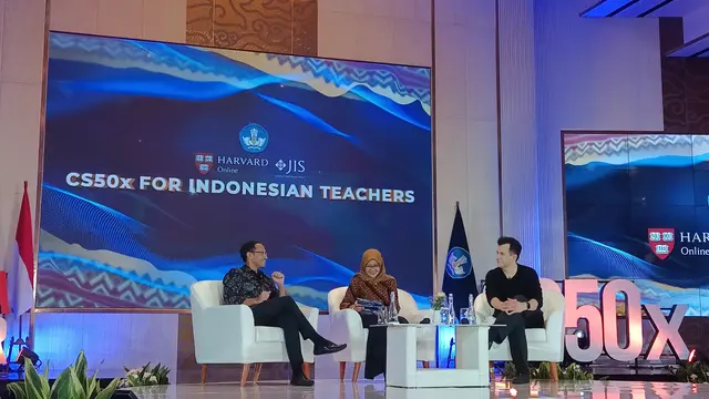 Kementerian Pendidikan, Kebudayaan, Riset, dan Teknologi (Kemendikbudristek) bersama Harvard University memberikan pelatihan  teknologi digital di bidang pendidikan
