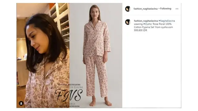 6 Gaya Nagita Slavina dengan Piyama Set, Ada yang Ditaksir Capai Puluhan Juta Rupiah
