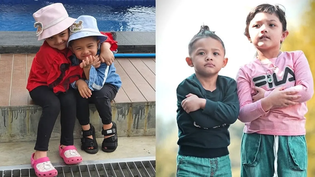 6 Potret Gemas Arsy dan Arsya Hermansyah, Kakak Adik yang Kompak