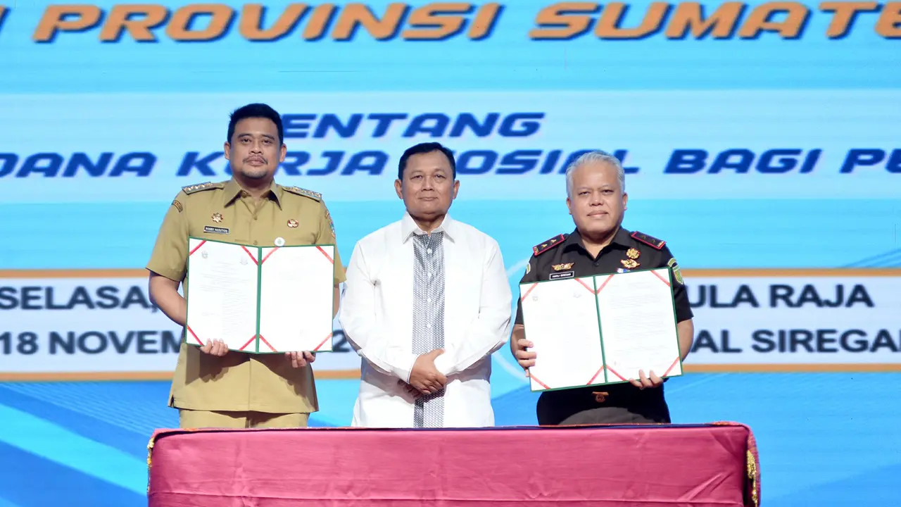 Gubernur Bobby Nasution Gandeng Kejati Sumut Wujudkan Penegakan Hukum yang Lebih Humanis