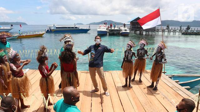Sambangi Raja Ampat, Sandiaga Uno Kampanyekan Rojali bagi Wisatawan