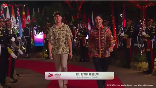 8 Momen Gala Dinner KTT ASEAN ke-43, Putra Justin Trudeau Jadi Sorotan