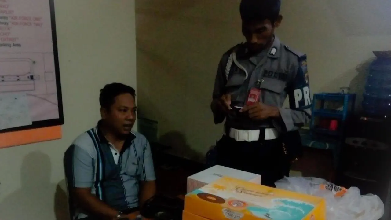Penumpang Bercanda Soal Bom