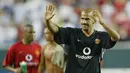 Juan Sebastian Veron. Didatangkan Manchester United dari Lazio pada musim 2001/2002 dengan ekspektasi tinggi. Namun karena masalah kebugaran dan rentan cedera, ia gagal tampil maksimal. Setali tiga uang ketika ia hijrah ke Chelsea dua tahun kemudian. (AFP/Laurence Griffiths/Getty Images)