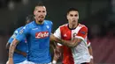 Sebelumnya, Pemuda 25 tahun tersebut pernah merasakan kompetisi Liga Champions pada musim 2017/2018 saat berseragam Feyenoord. (AFP/Filippo Monteforte)