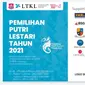E-Flayer Pemilihan Putri Lestari yang masih menjadi rangkaian LTKL yang mencamtumkan logo PT. Gorontalo Mineral (GM) (Arfandi Ibrahim/Liputan6.com)