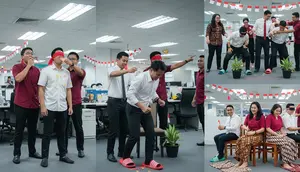 15 Ide Lomba 17 Agustus untuk Orang Kantoran yang Seru, Lucu, dan Bikin Kompak