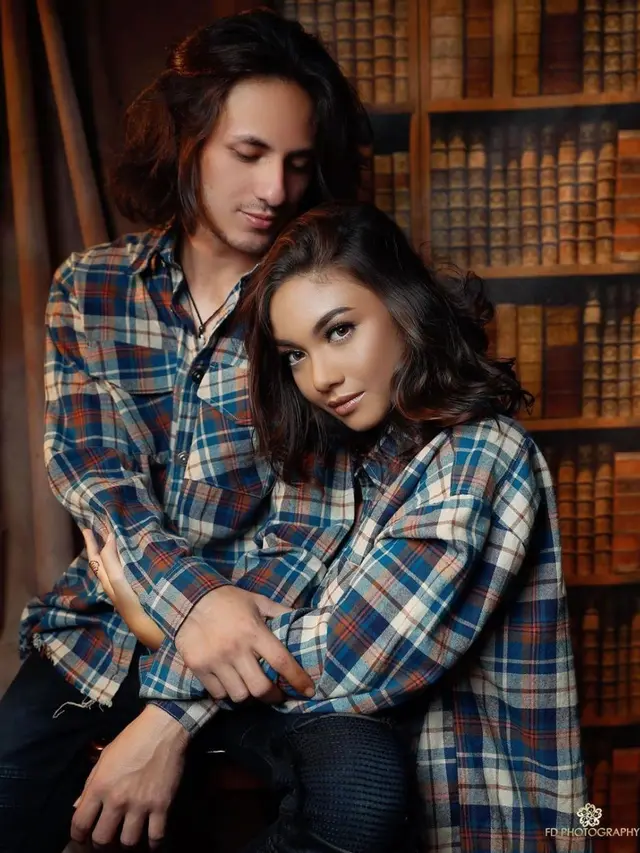 Potret Mesra Angela Gilsha dan Dylan Carr (sumber: instagram/fdphotography90)