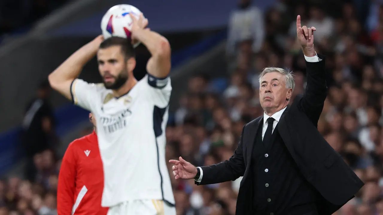 Pelatih Real Madrid, Carlo Ancelotti.