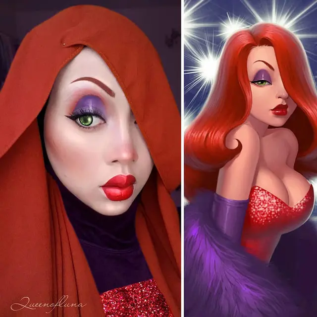 makeup unik hijabers Malaysia