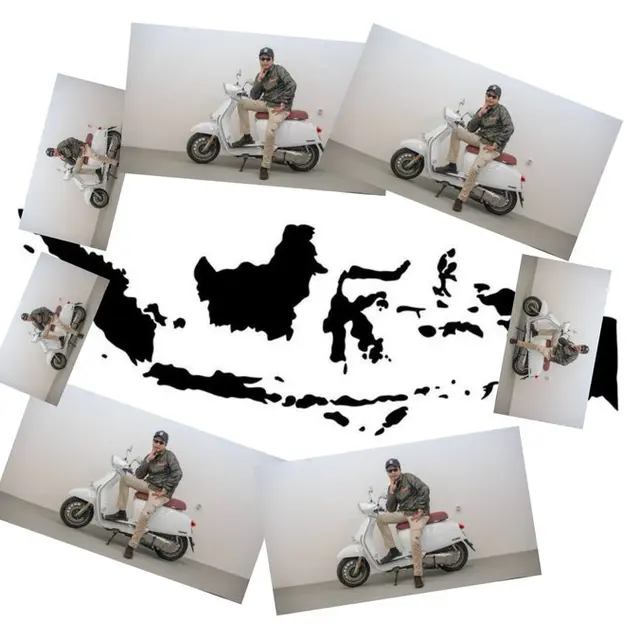 7 Editan Foto Gofar Hilman Naik Motor Ini Kocak Banget