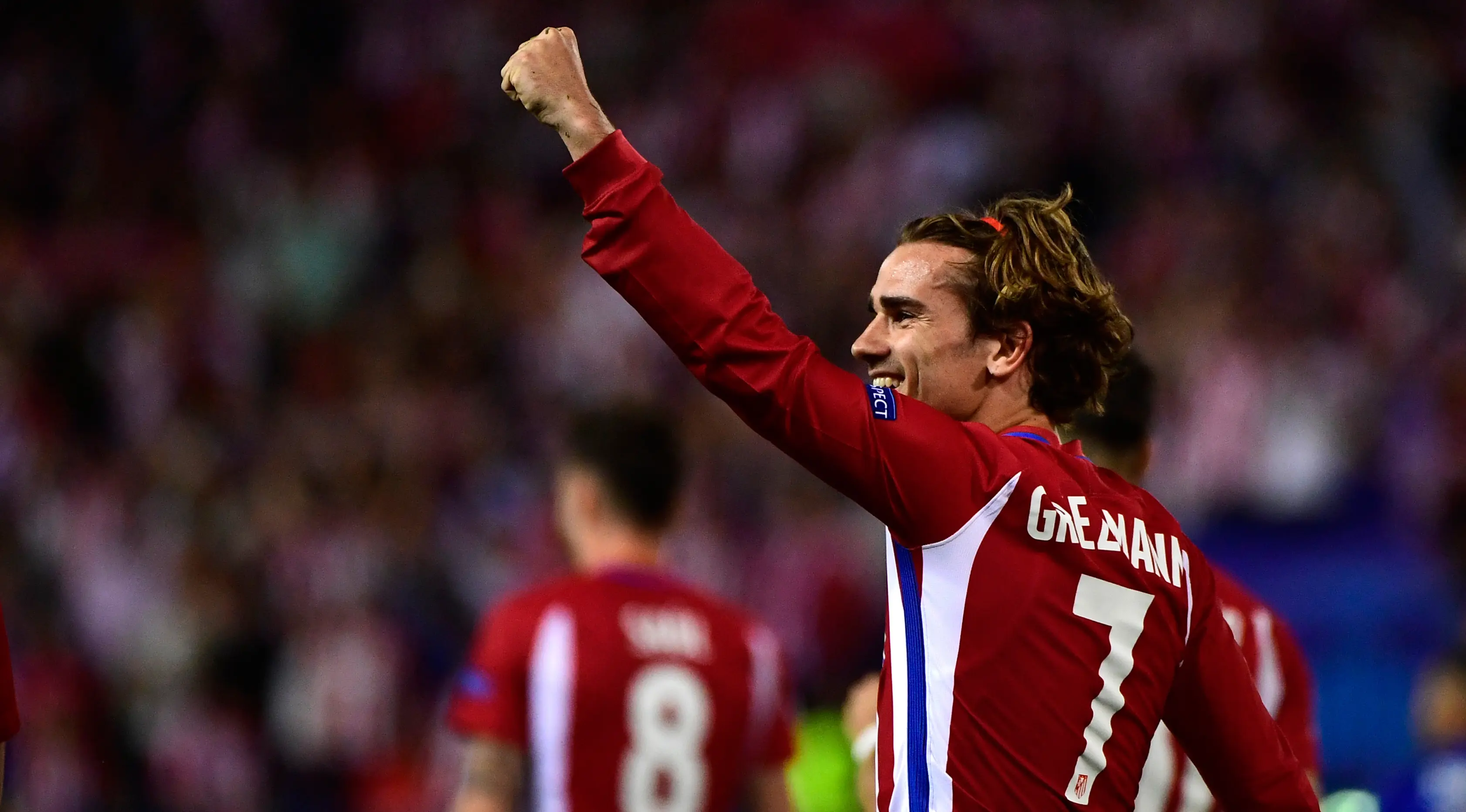 Pemain Atletico Madrid, Antoine Griezmann. (PIERRE-PHILIPPE MARCOU/AFP)