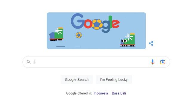 Tampilan Google Doodle meriahkan Piala Dunia 2022 Qatar