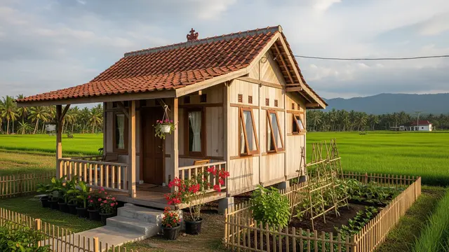 Model Rumah Pensiunan yang Nyaman dan Hemat Perawatan/Gemini AI