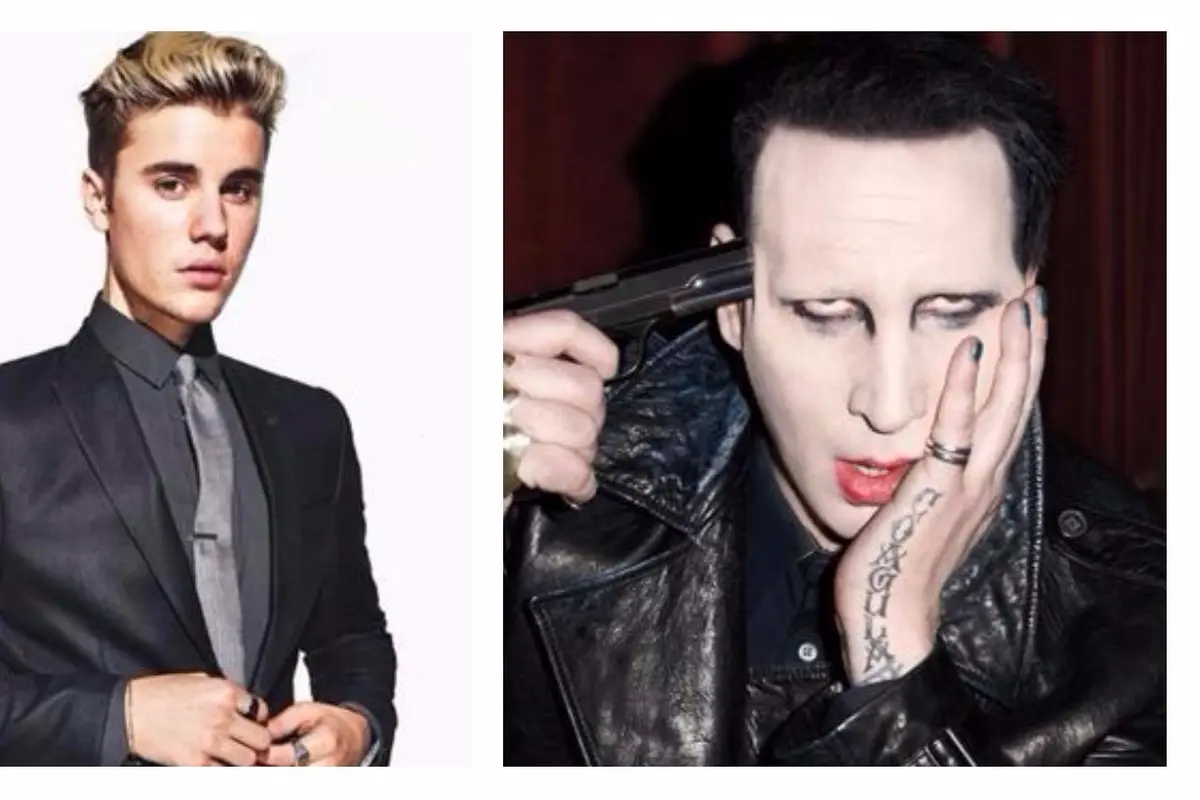 Marilyn Manson dan Justin Bieber