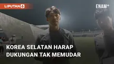 Korea Selatan kalah lawan Amerika Serikat dalam laga penyisihan grup E Piala Dunia U-17 2023. Pelatih tim, Byun Sung-hwan harap anak asuhnya tak kehilangan dukungan dari suporter Indonesia