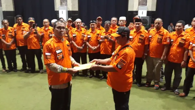 Komunitas PRO DP di batas kota Makassar target 70 persen suara untuk paslon petahana Pilkada Makassar (Liputan6.com/ Eka Hakim)