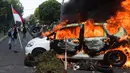 Diduga, kendaraan tersebut milik salah satu anggota Brimob. (merdeka.com/Arie Basuki)