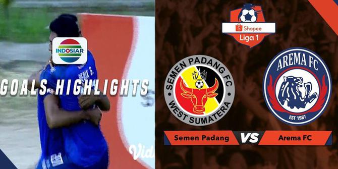 VIDEO: Highlights Shopee Liga 1 2019, Semen Padang Dikalahkan Arema FC 0-1