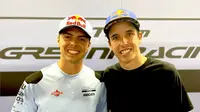 2 Pembalap Gresini Racing MotoGP 2023 Keliling Jakarta, Mampir ke Bengkel