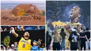 Kepergian legenda NBA, Kobe Bryant meninggalkan luka mendalam bagi masyarakat dunia internasional terutama para pecinta bola basket. Dunia berduka mengantar kepergian sang legenda dan putrinya yang wafat karena kecelakaan pesawat. (AFP)