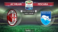 Serie A_AC Milan vs Pescara (Bola.com/Adreanus Titus)