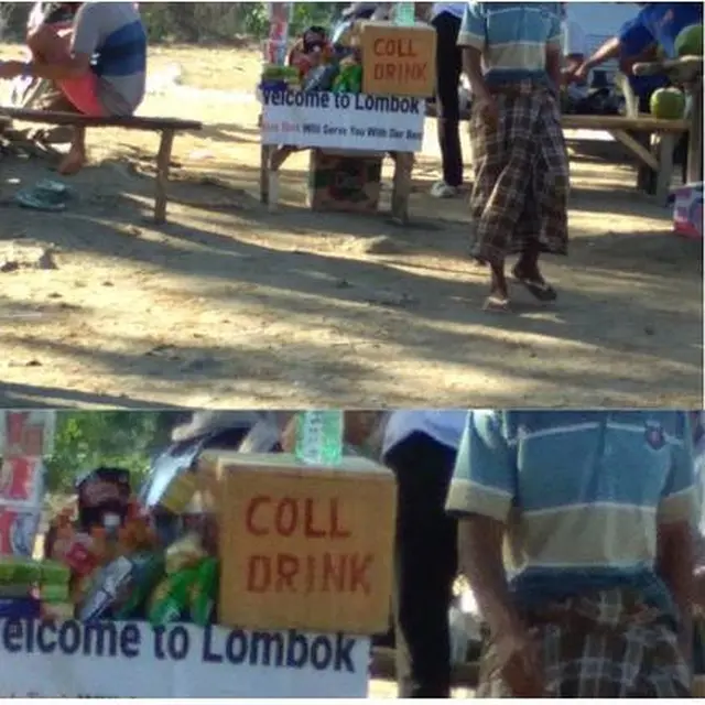 spanduk bahasa inggris